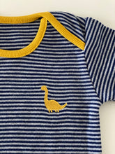 Load image into Gallery viewer, Dinosaur striped Bodysuit