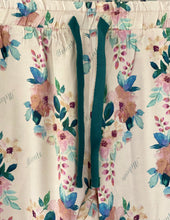 Load image into Gallery viewer, Teal long sleeve top and satin pant set