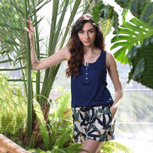 Load image into Gallery viewer, Navy Tank &amp; Short Set
